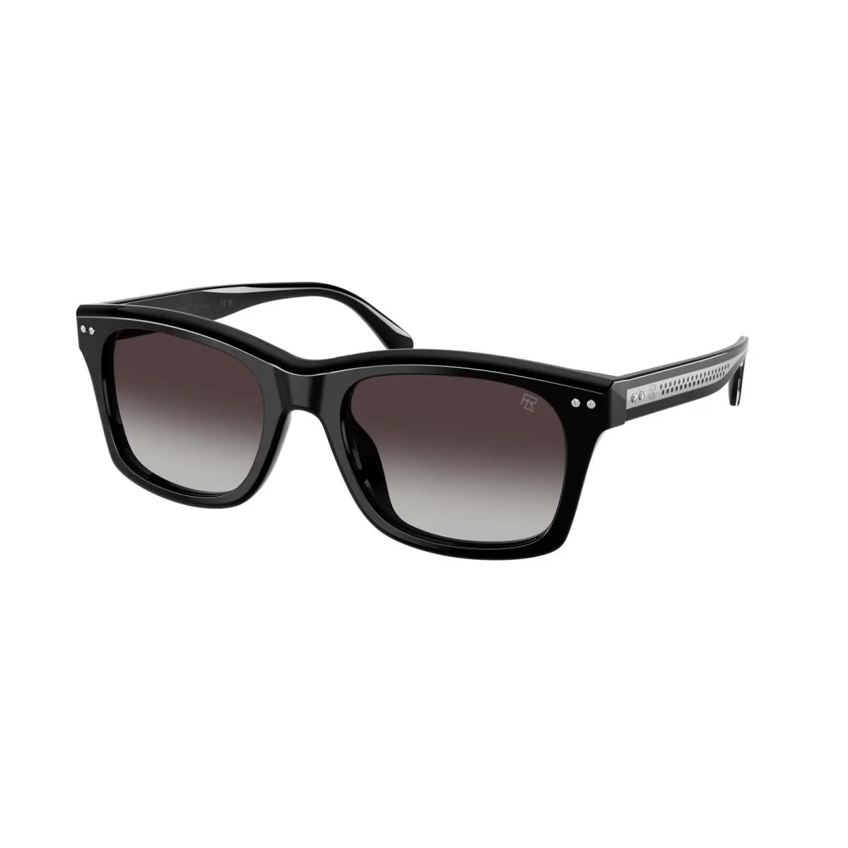 Ralph Lauren RL8237U 50018G Shiny Black Gradient Grey 55 mm Unisex Sunglasses