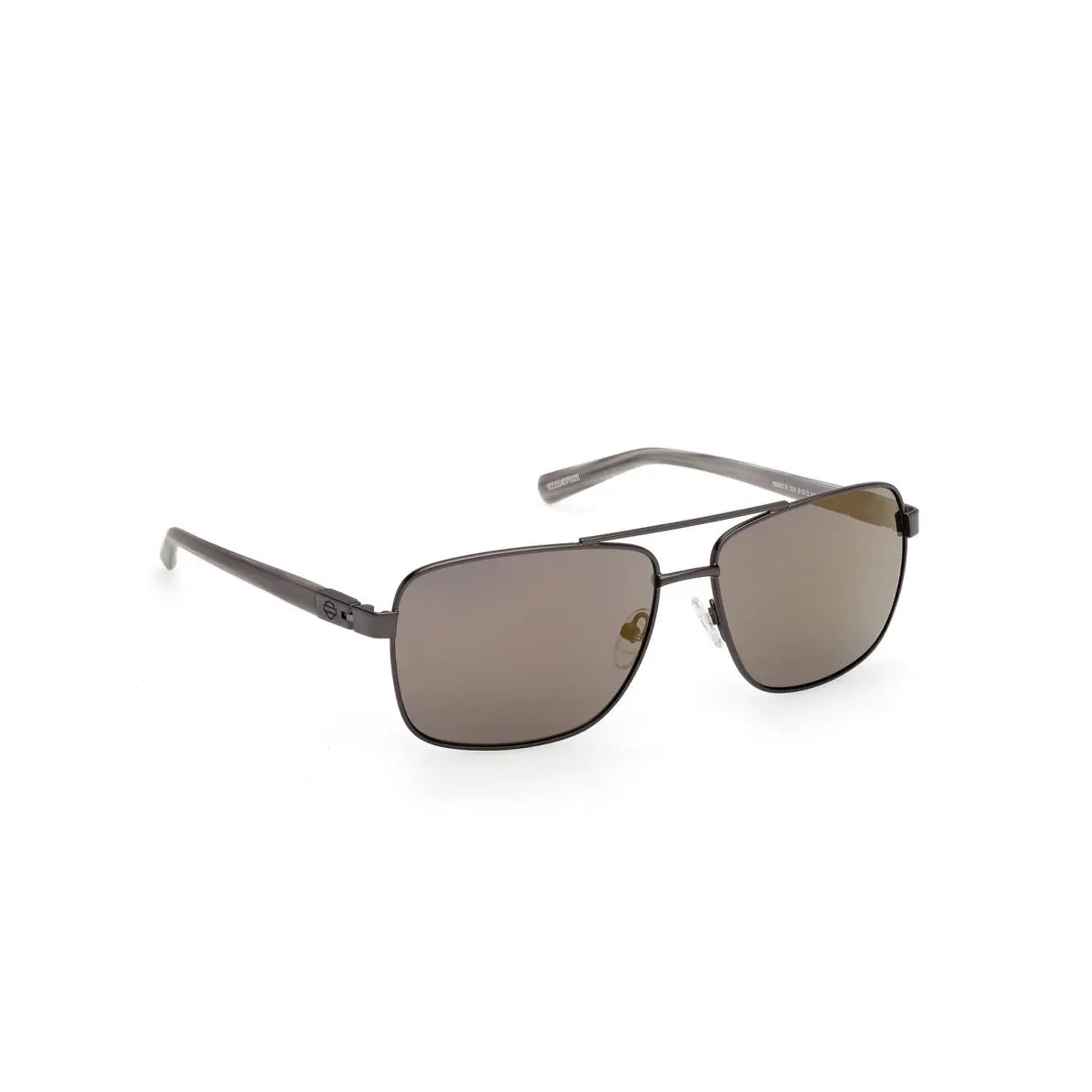 Harley Davidson HD00018 09X Metal Mt Gunmetal Blue Mirror 61 mm Men`s Sunglasses