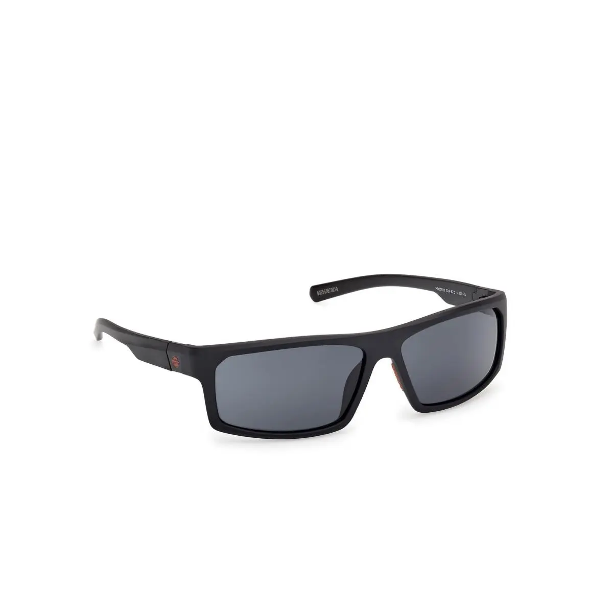 Harley Davidson HD00023 02A Injected Matte Black Smoke 62 mm Men`s Sunglasses