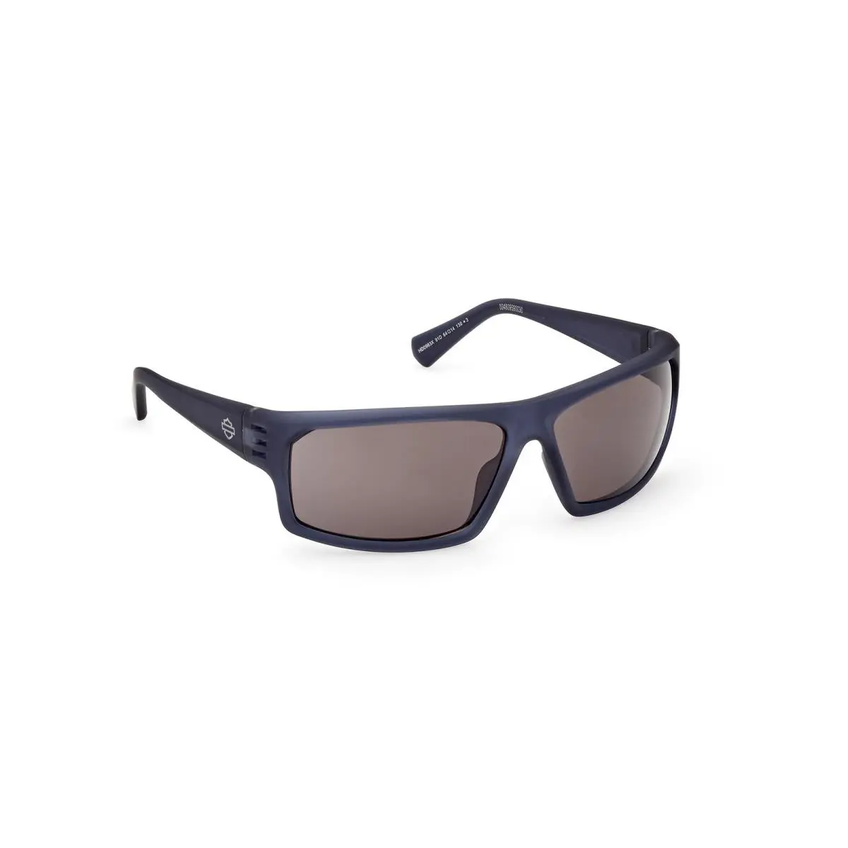 HD0983X 91D Matte Blue Smoke Polarized 64 mm Men`s Sunglasses by Harley Davidson