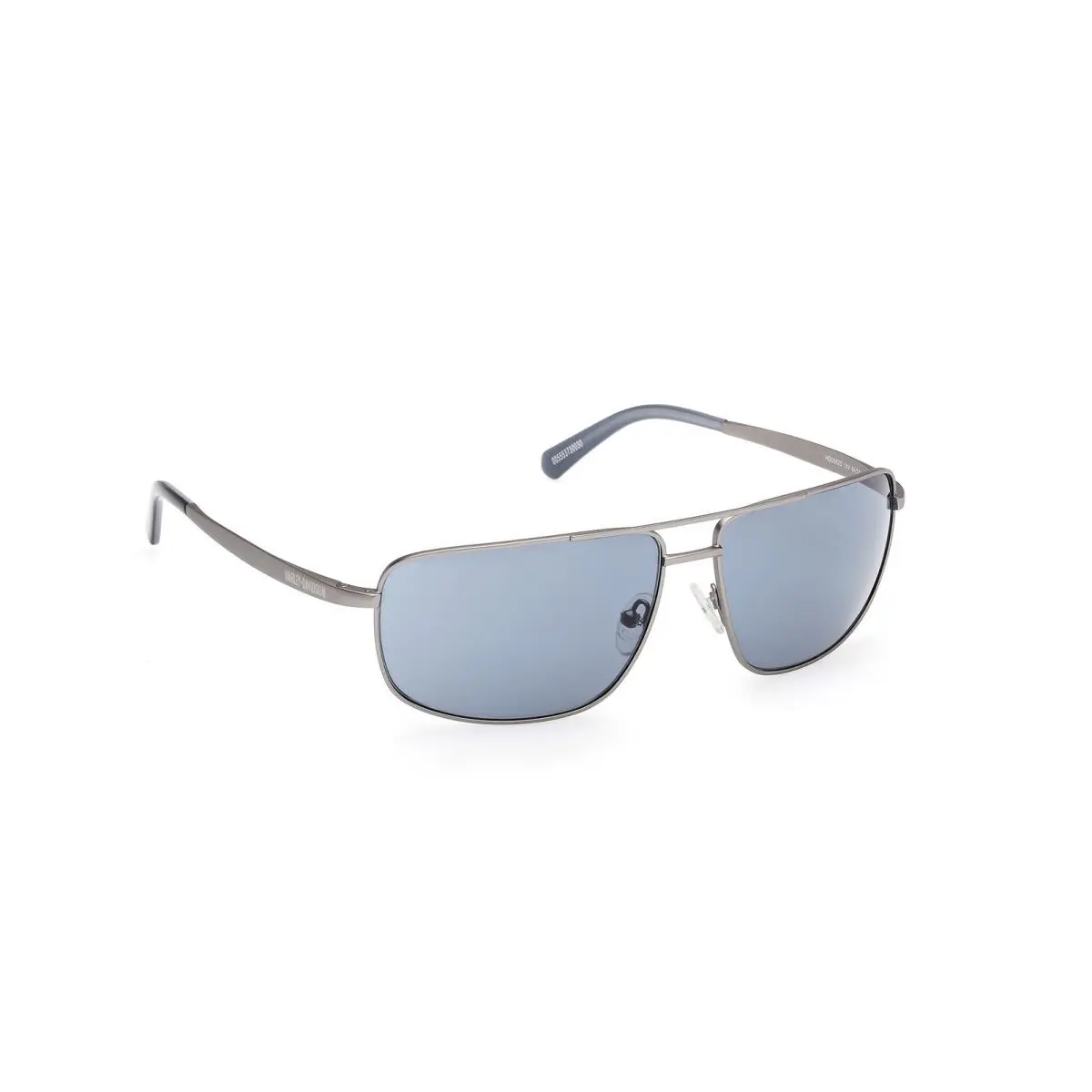 Harley Davidson HD00025 11V Metal Matte Nickeltin Blue 64 mm Men`s Sunglasses