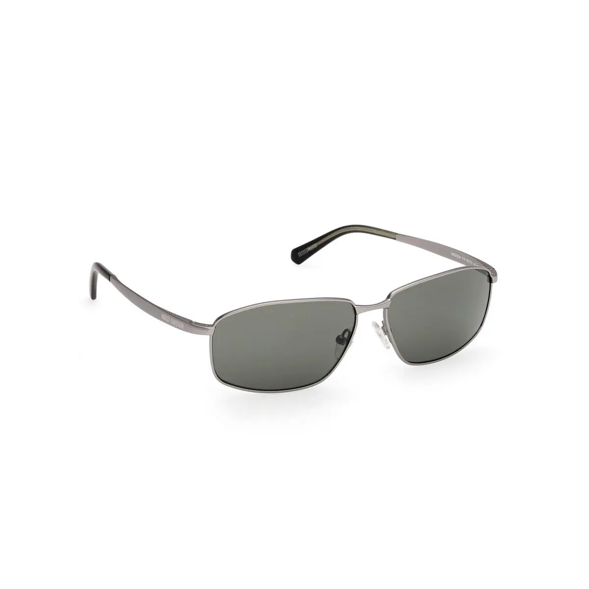 Harley Davidson HD00024 11N Metal Matte Nickeltin Green 62 mm Men`s Sunglasses
