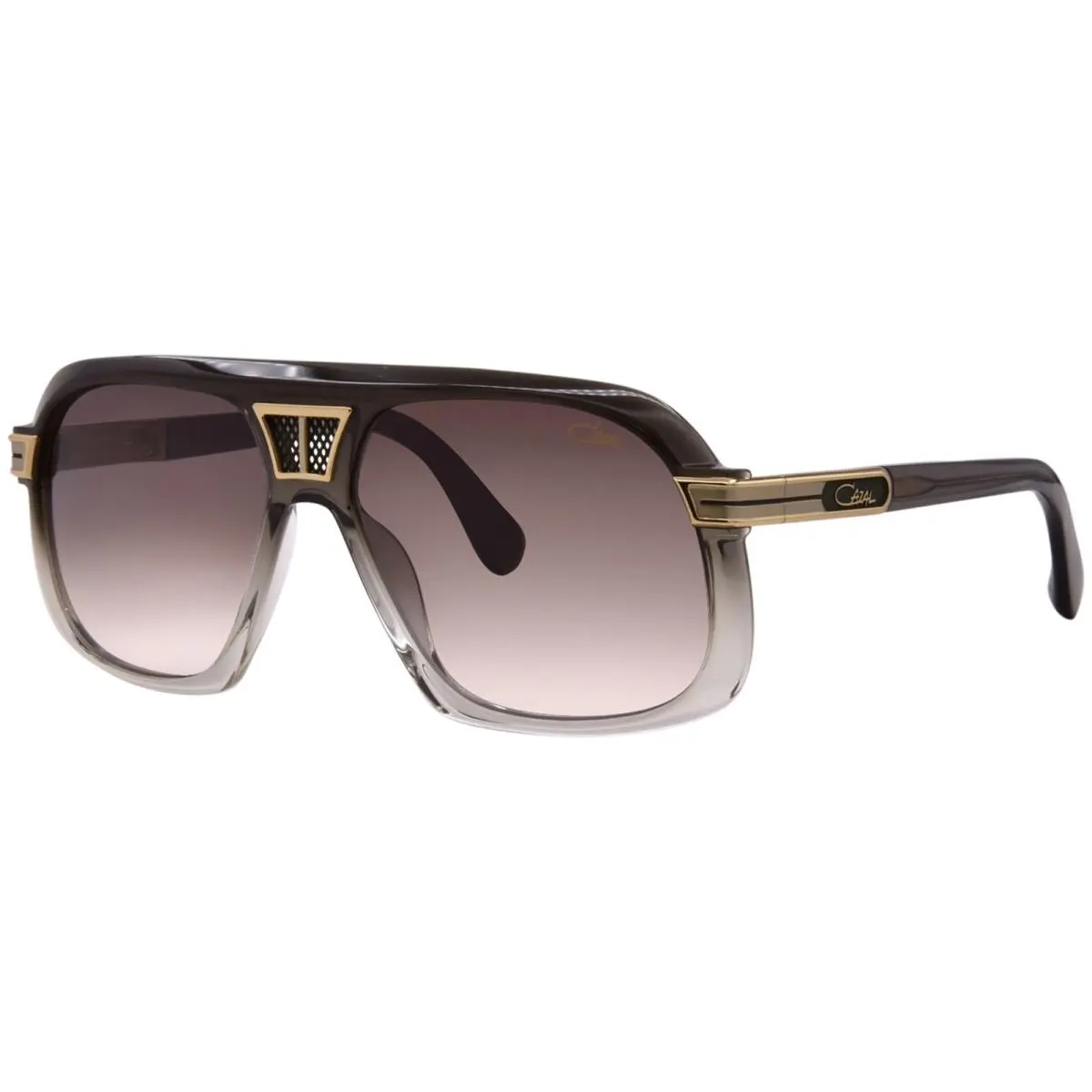Cazal 685 003 Sunglasses Men`s Grey/gold/grey Anti-reflection Pilot 60mm