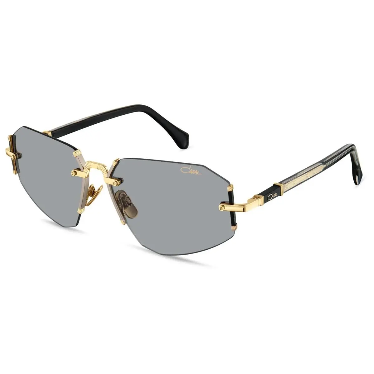Cazal 9509 Black Gold/grey Shaded 001 Sunglasses