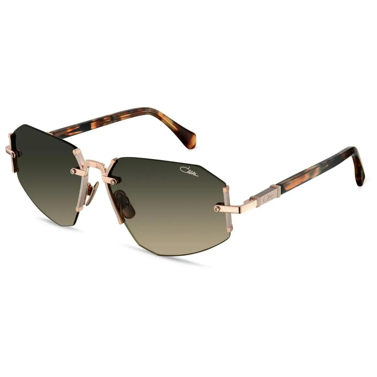 Cazal 9509 Rose Gold Havana/brown Shaded 003 Sunglasses