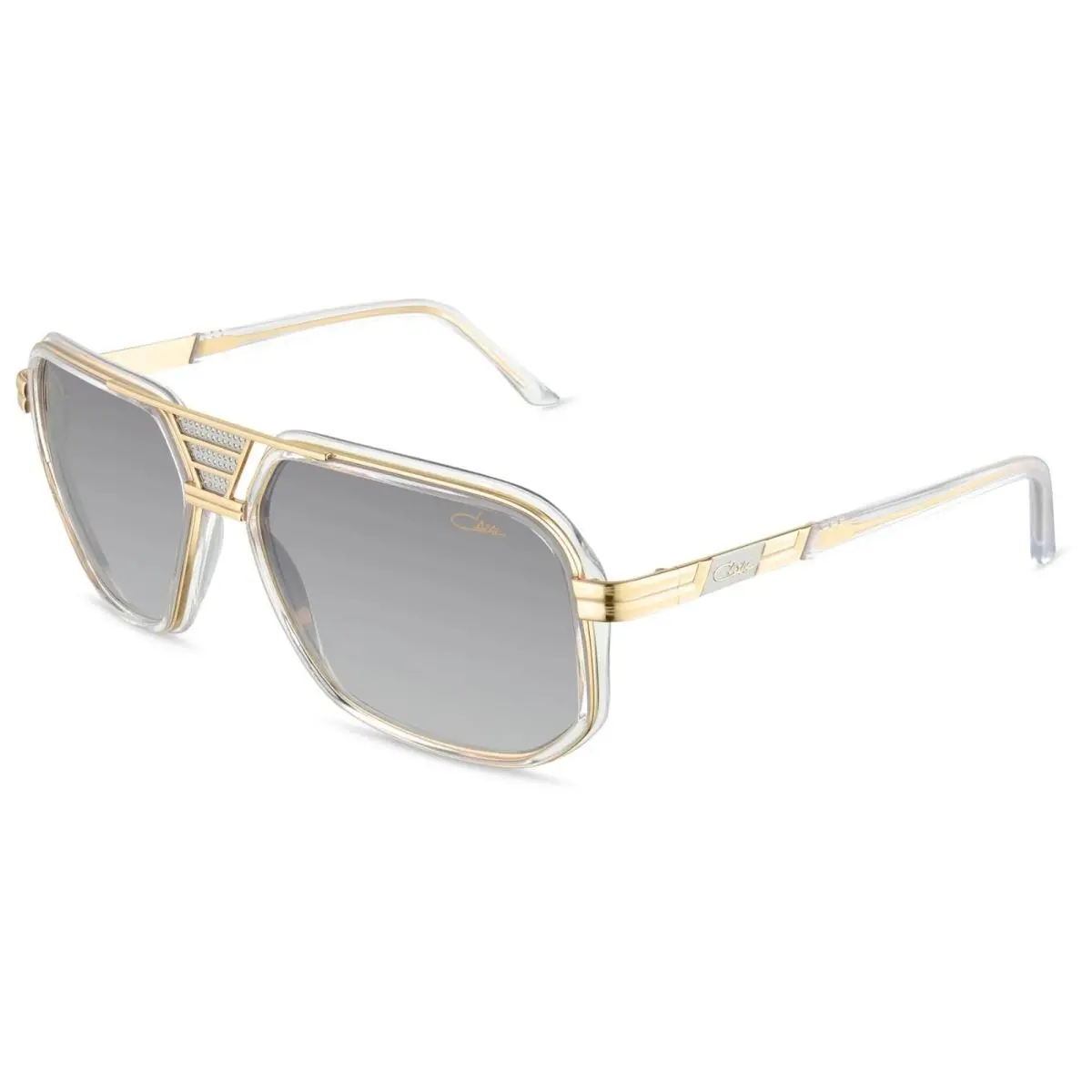 Cazal 666 Crystal Silver/grey Shaded 003 Sunglasses