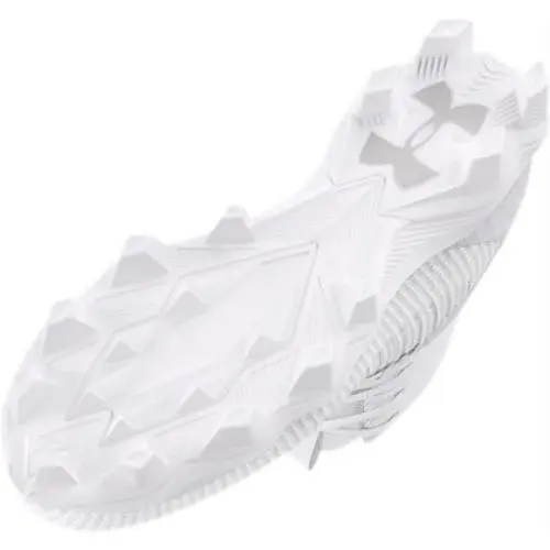Under Armour shoes - White-White-Metallic Silver 8
