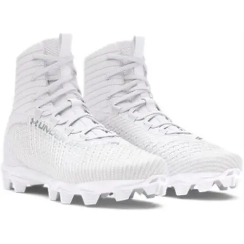 Under Armour shoes - White-White-Metallic Silver 7