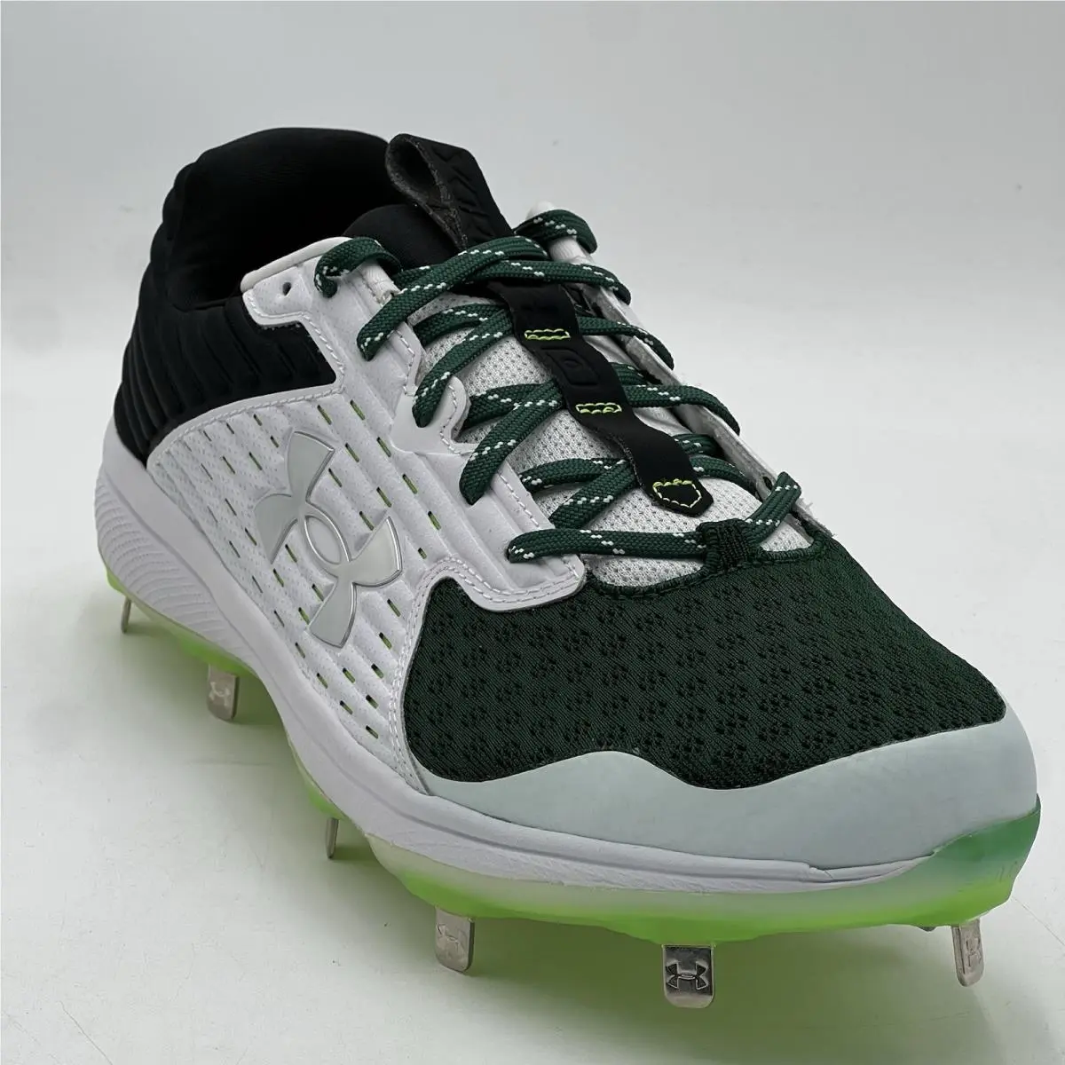 Under Armour Yard Mt Black Green 3022999 102 Mens Size 13 Baseball Cleats