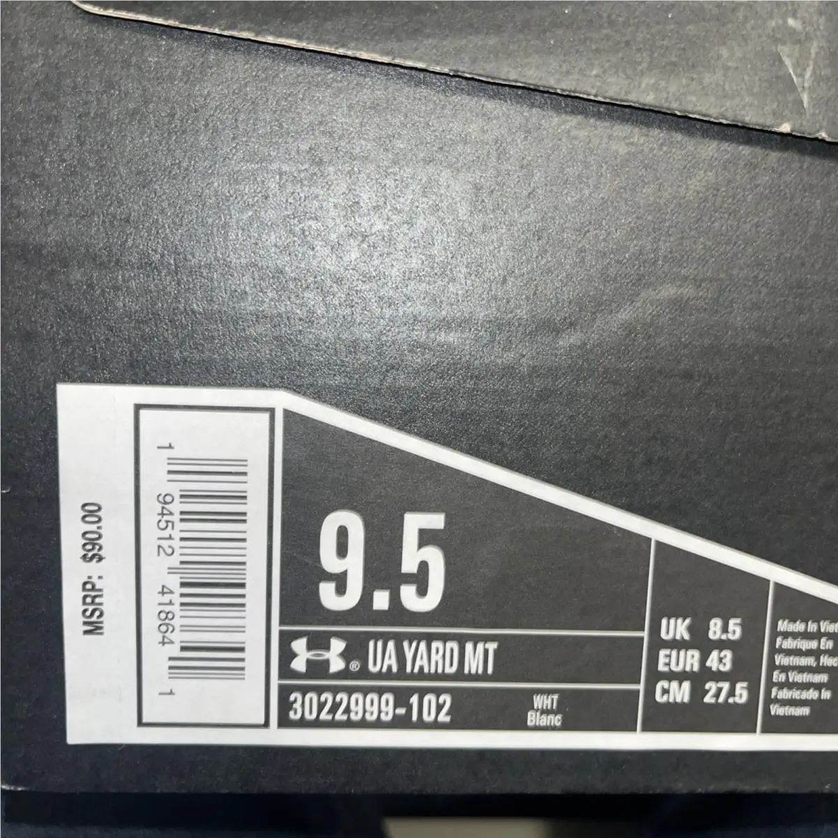 Under Armour shoes - Under Armour Yard - Yard - 3022999-102 - Black 7