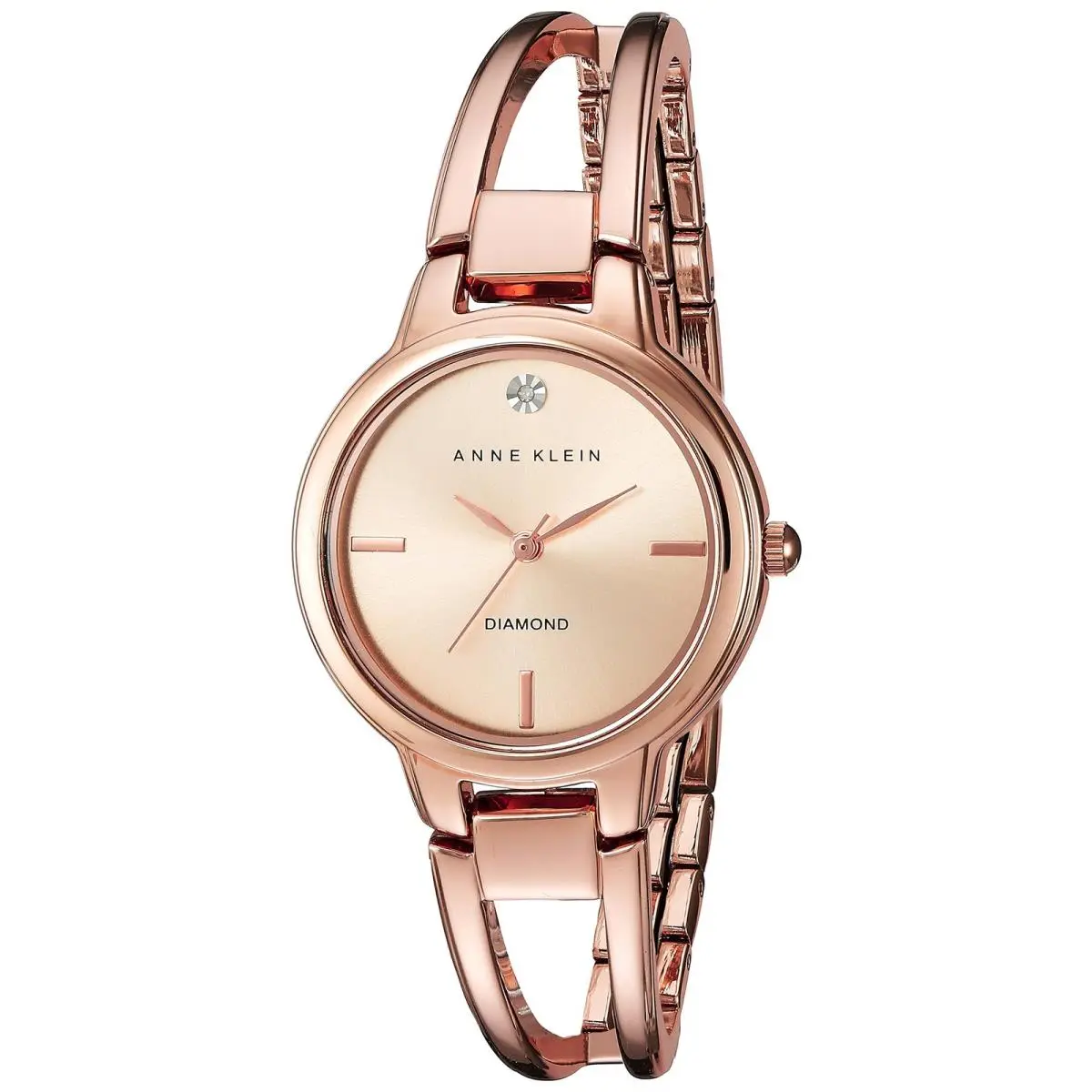 Anne Klein Women`s AK/2626RGRG 30 mm Stainless Steel Case Rose Gold