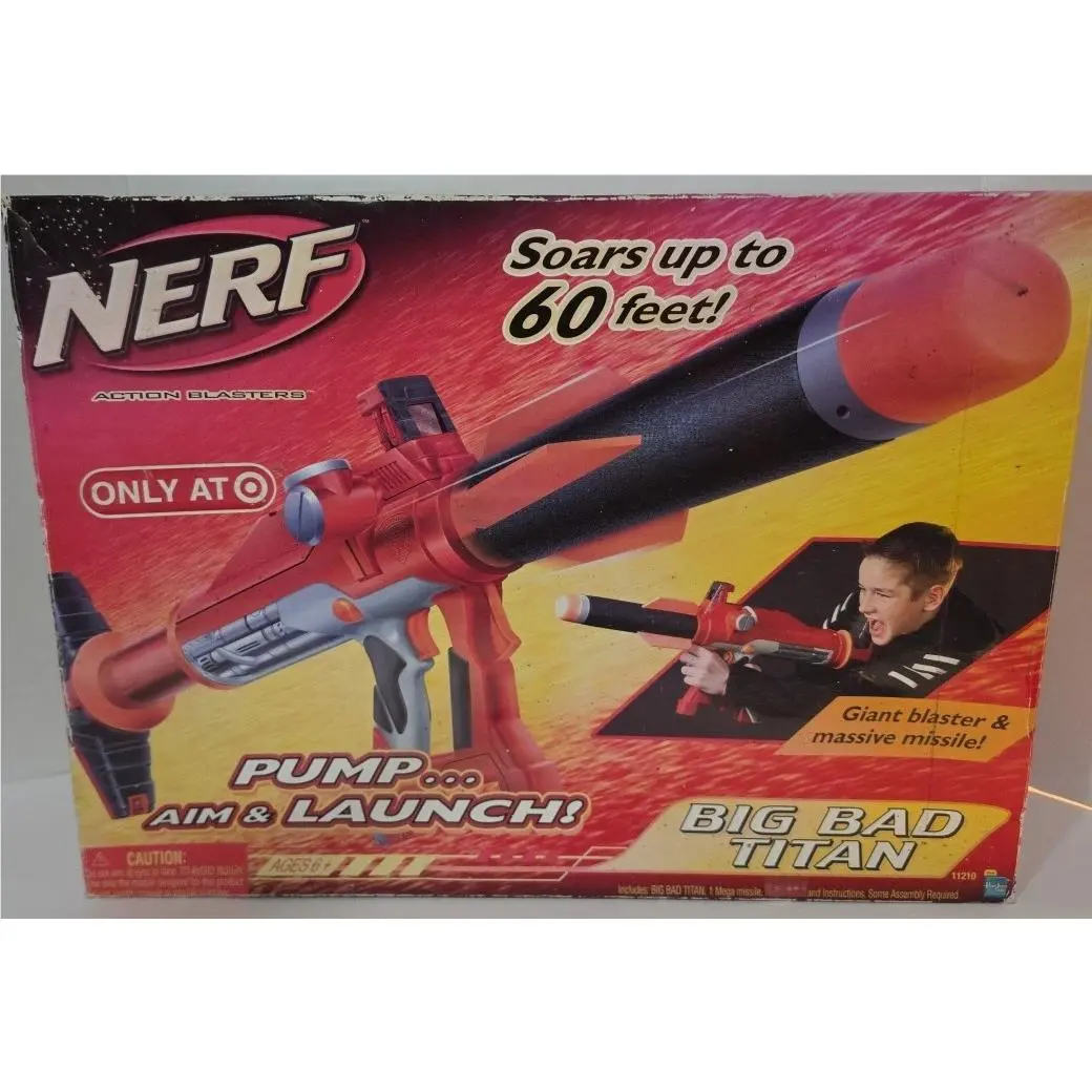 Nerf Big Bad Titan Action Blasters 11210 Target Exclusive Extremely Rare