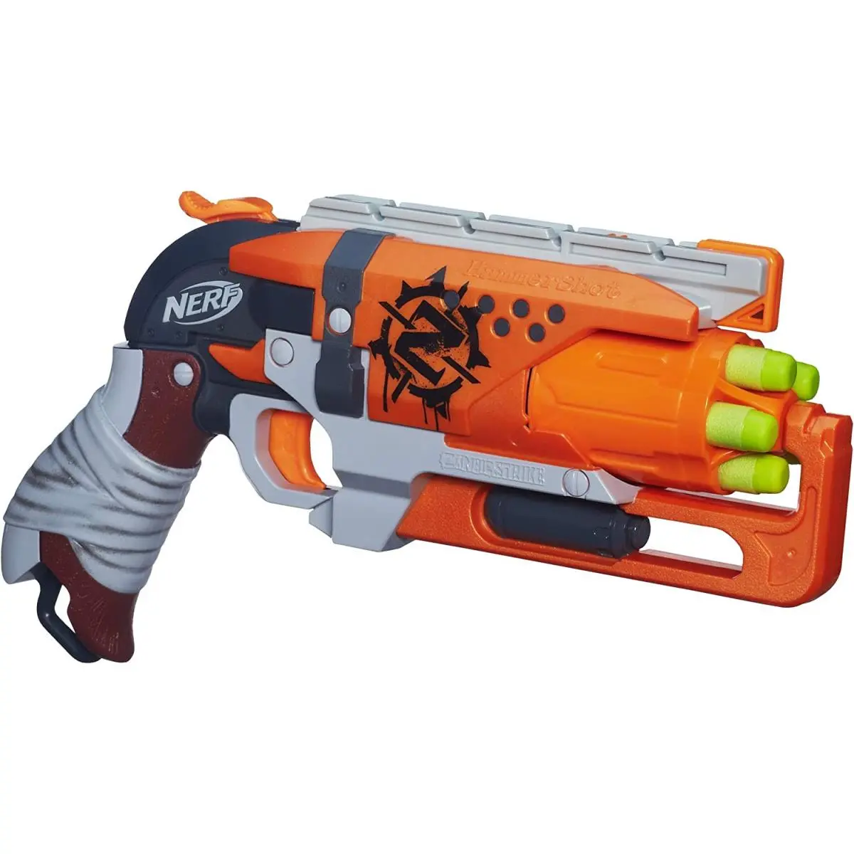 Nerf Zombie Strike Hammershot Blaster with 5 Nerf Zombie Strike Darts