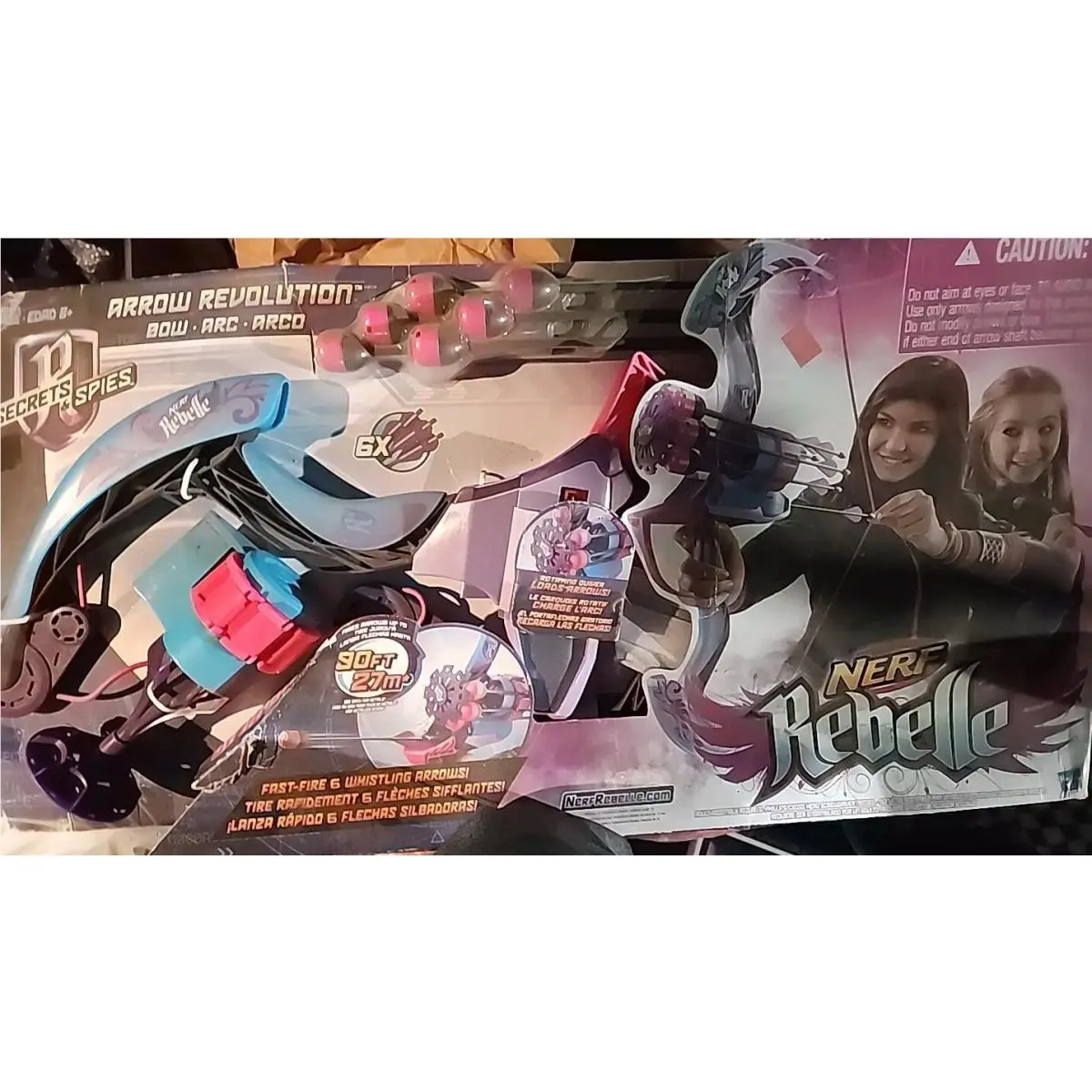 Nerf Rebelle Secrets and Spies Arrow Revolution Bow