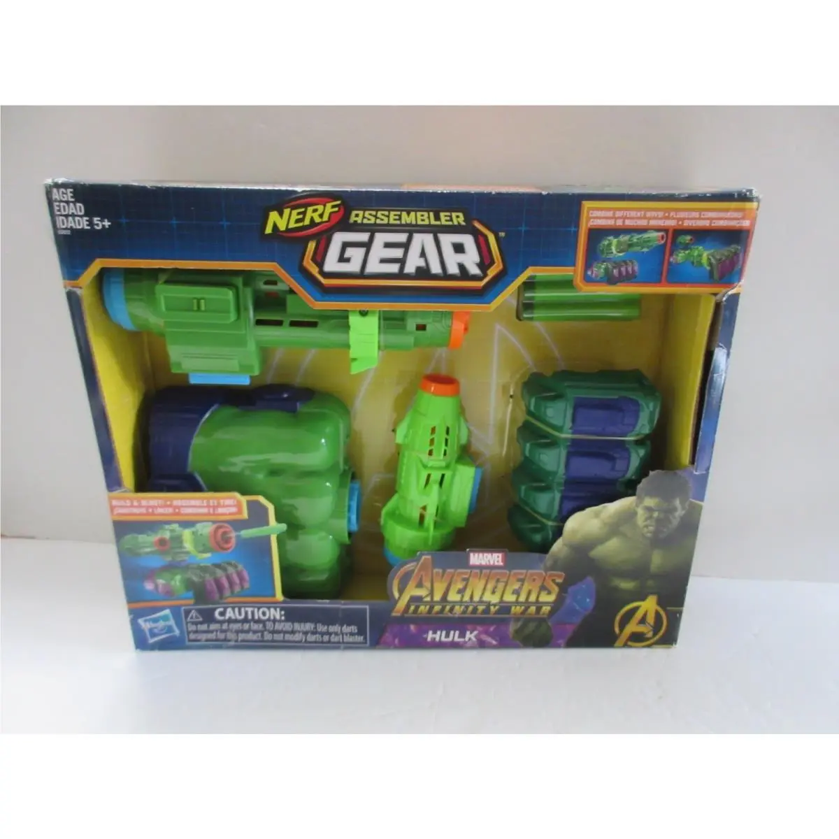Hulk Nerf Assembler Gear Marvel Avengers Infinity War Build Blast 2017