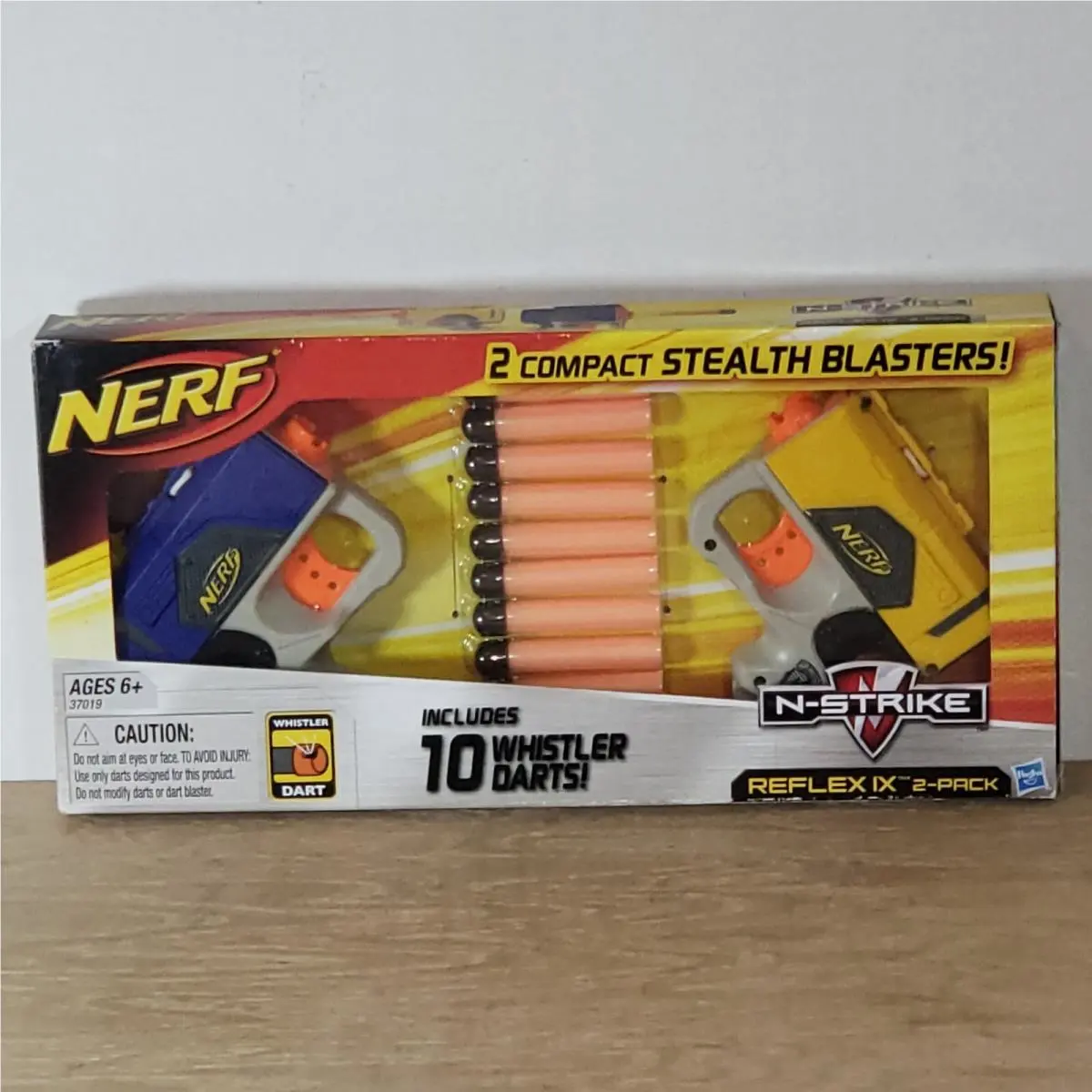 Hasbro Nerf N-strike Reflex IX - 2 Pack Stealth Blasters w/10 Whistler Darts