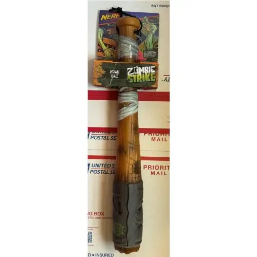 Hasbro Nerf Zombie Strike 19” Z-bat Melee Foam Club 2017 Rare Baseball Bat