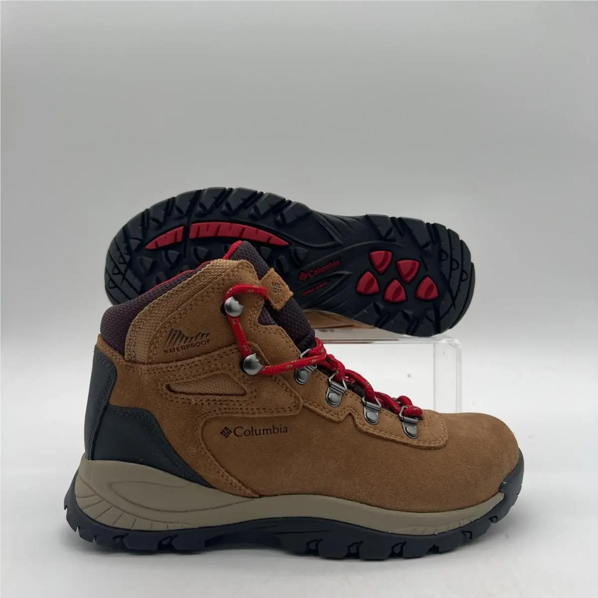 Columbia Newton Ridge Plus Womens Size 7.5 Columbia Ton Ridge Plus Waterproof Brown Hike 1718821286