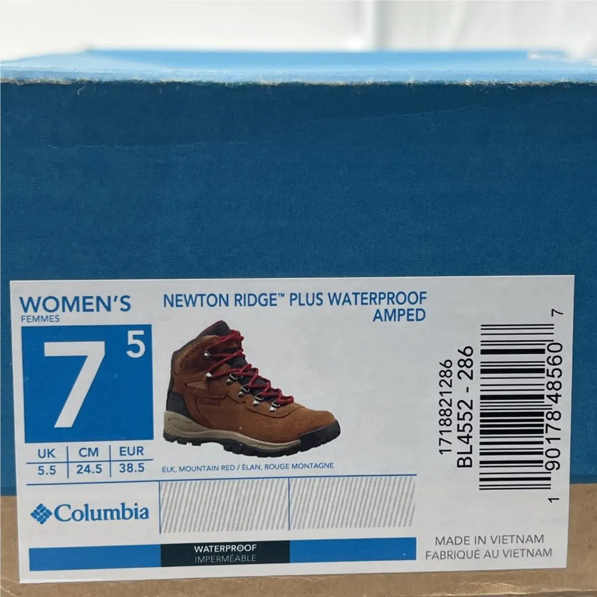 Columbia shoes - Newton Ridge Plus - Newton Ridge Plus - 1718821286 - Brown 5