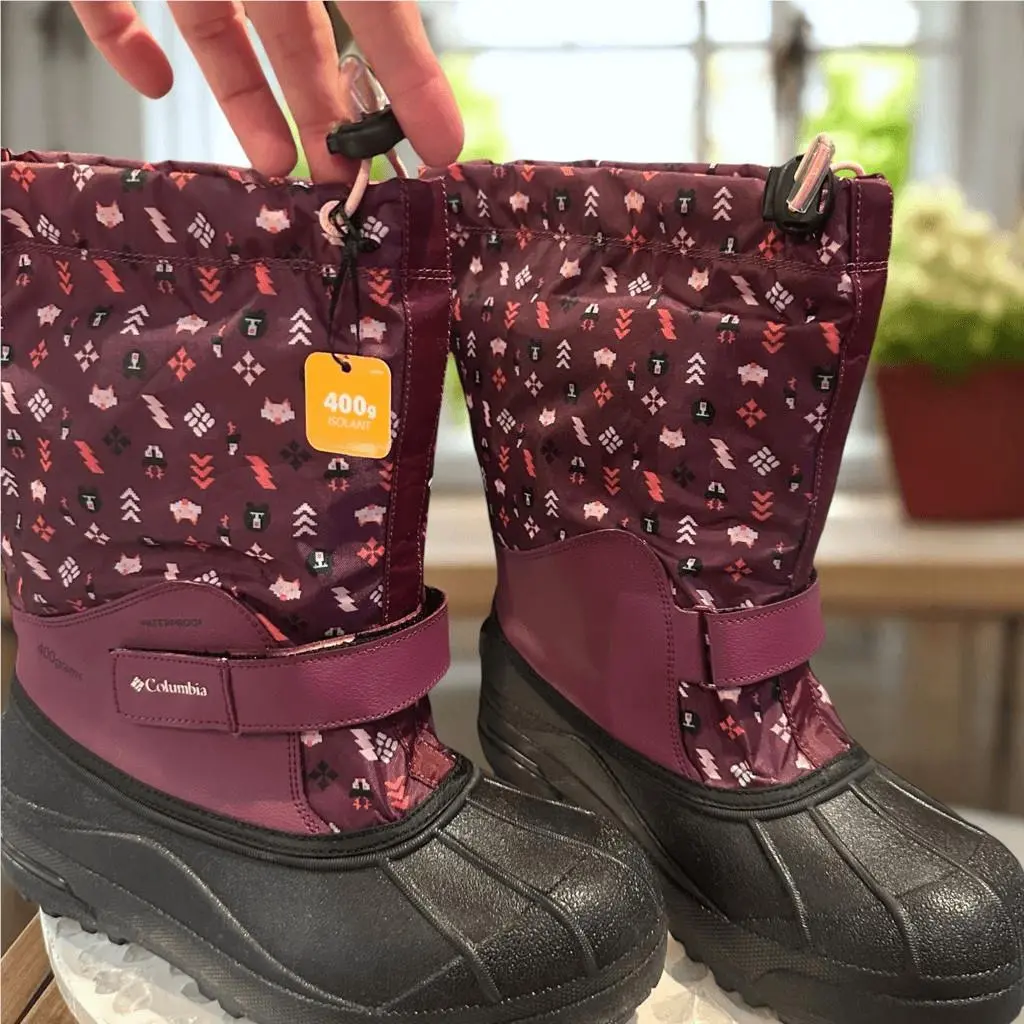 Columbia shoes - Columbia Powderbug Forty Print Boot - Purple, Exterior: Purple 4