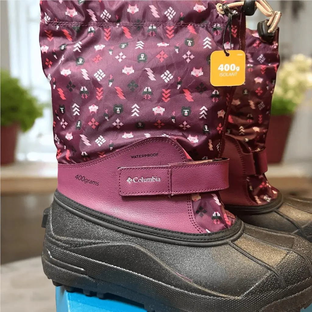 Columbia shoes - Columbia Powderbug Forty Print Boot - Purple, Exterior: Purple 11