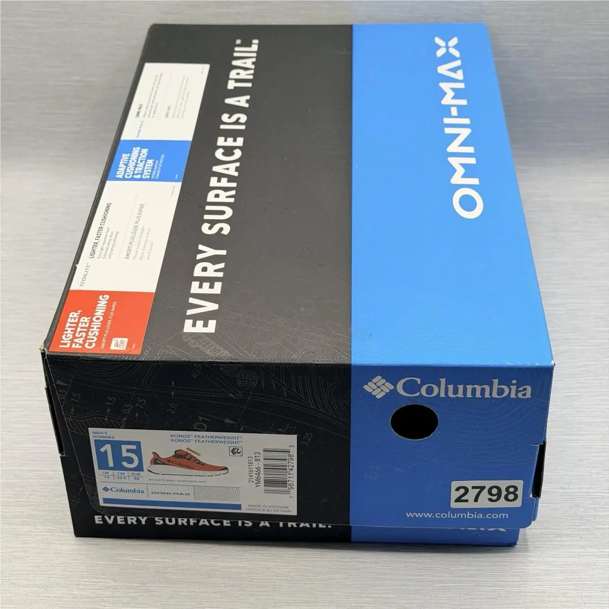 Columbia shoes - Columbia Omni-Max - YM6466-813 - Red 8