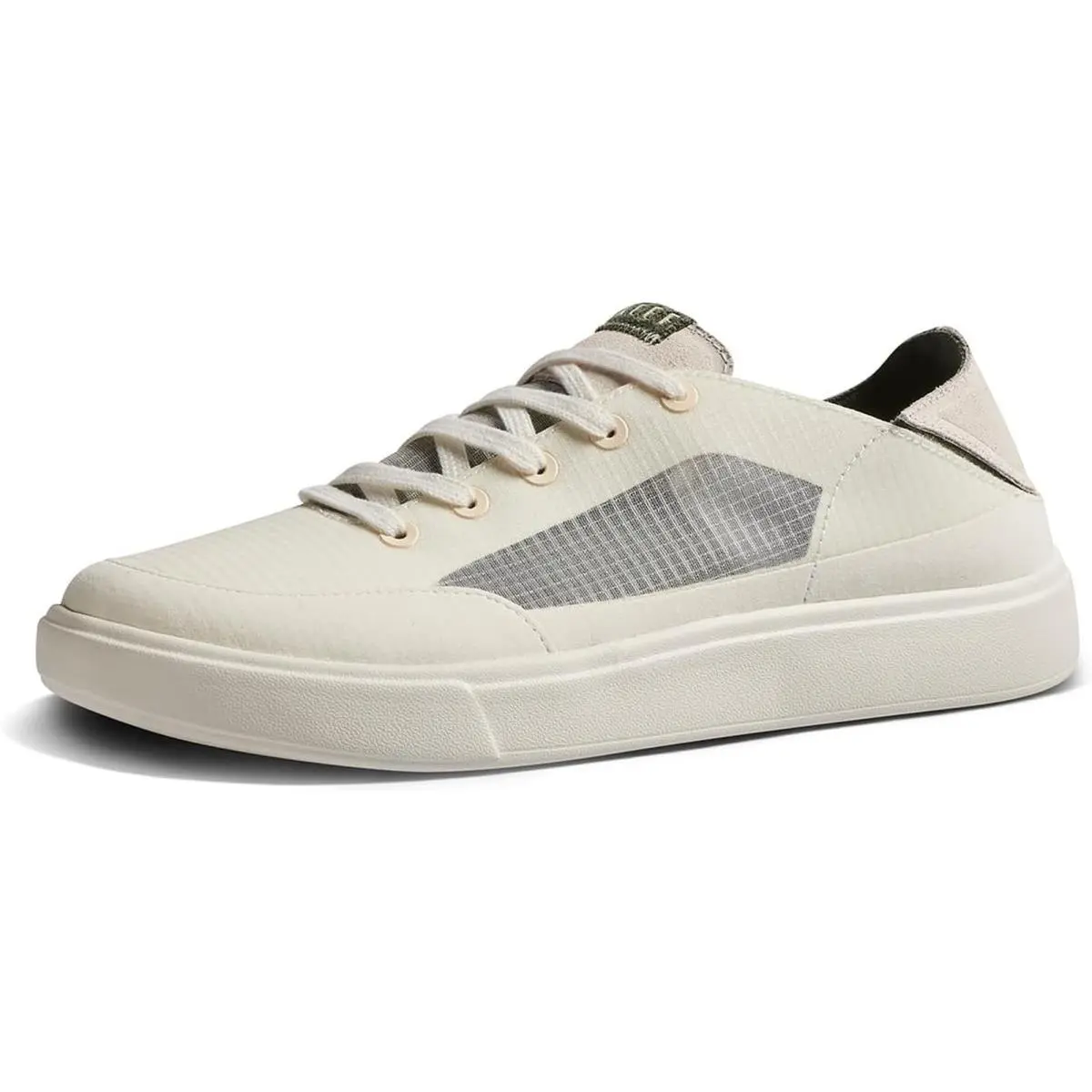 Reef Swellsole Navigator Men`s Shoe Lightweight Breathable Memory Foam Footb - White-Forest