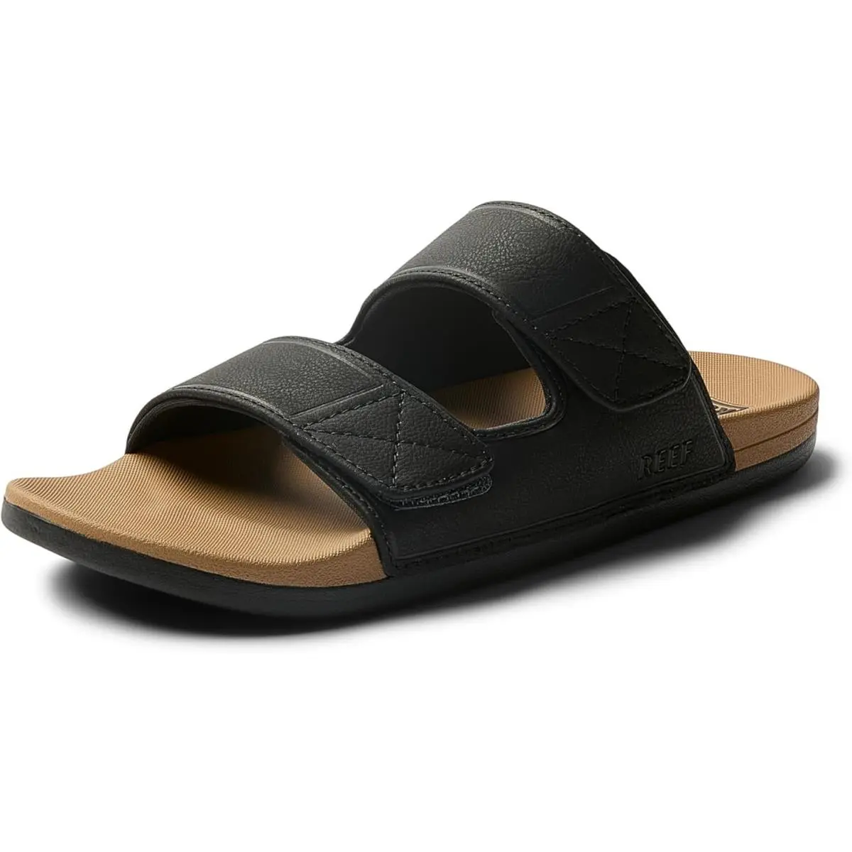 Reef Mens Cushion Tradewind Sl - Black-Tan