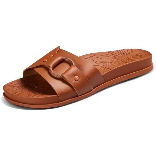 Reef Women`s Cushion Soho Cruz Slides - Cocoa Suede