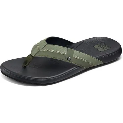Reef Cushion Phantom 2.0 Men`s Flip Flop Ultra Soft Cushion Footbed - Olive/Gum