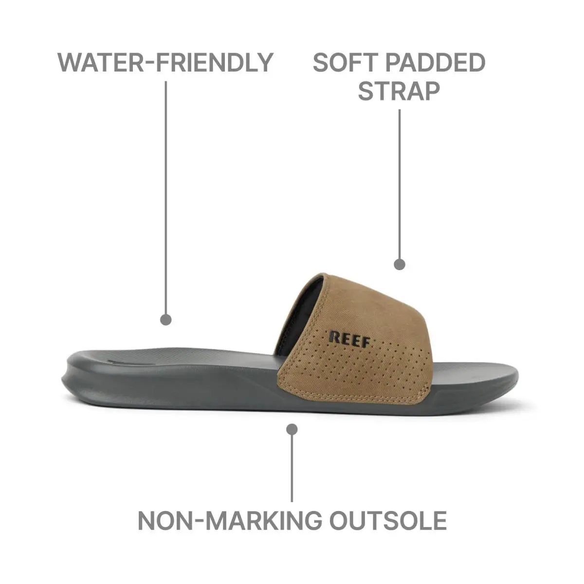 Reef shoes - Rf0A3Ond - Rf0A3Ond - Gta-Grey-Tan (UPC: 192824069933) 4