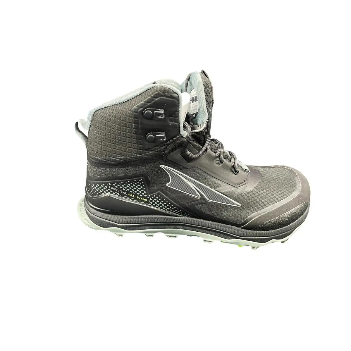 Altra Women Sneaker Trail AL0A4VRA008 Lone Peak All-wthr Mid Black Size 7.5 M - Black