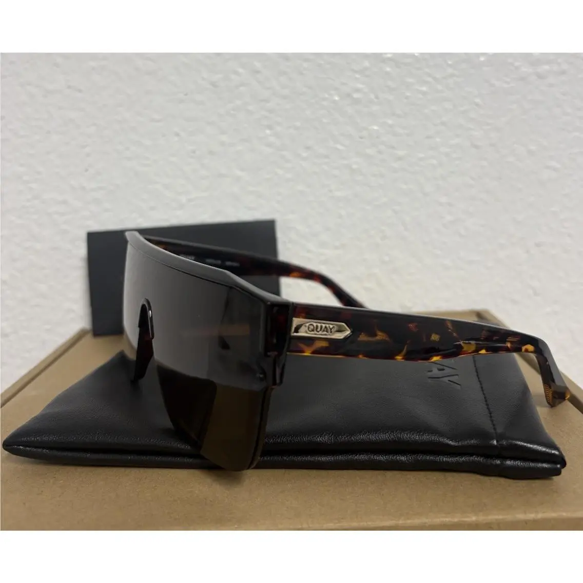 Quay Women’s Tempo Sunglasses Grey Frame/sepia Lens
