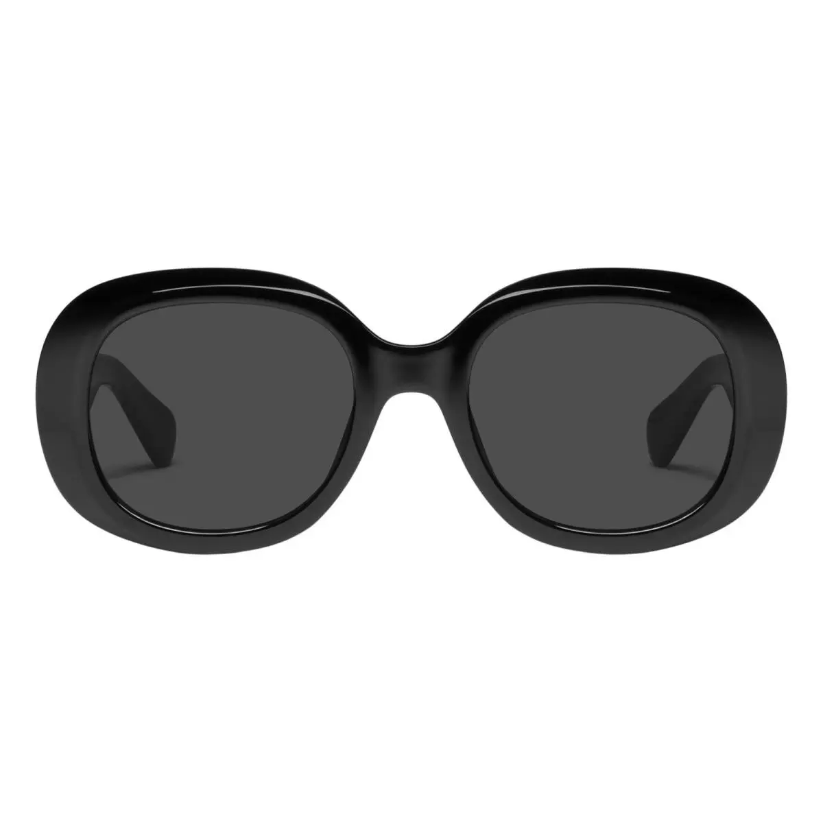 Quay - Womens Sunglasses Round Lenses with UV Protection Impromptu Black