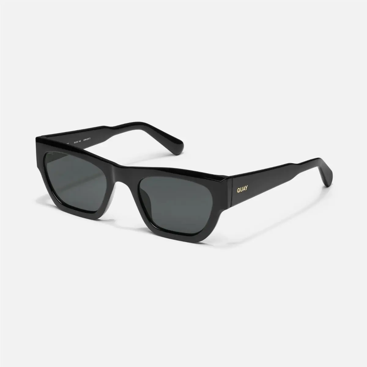 Nice Try by Quay Women Sunglasses Ios Black Cat Eye Sku 80908