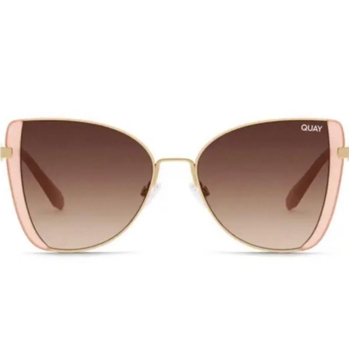 Quay x Love Island Glow Up Pink Cat Eye Sunglasses