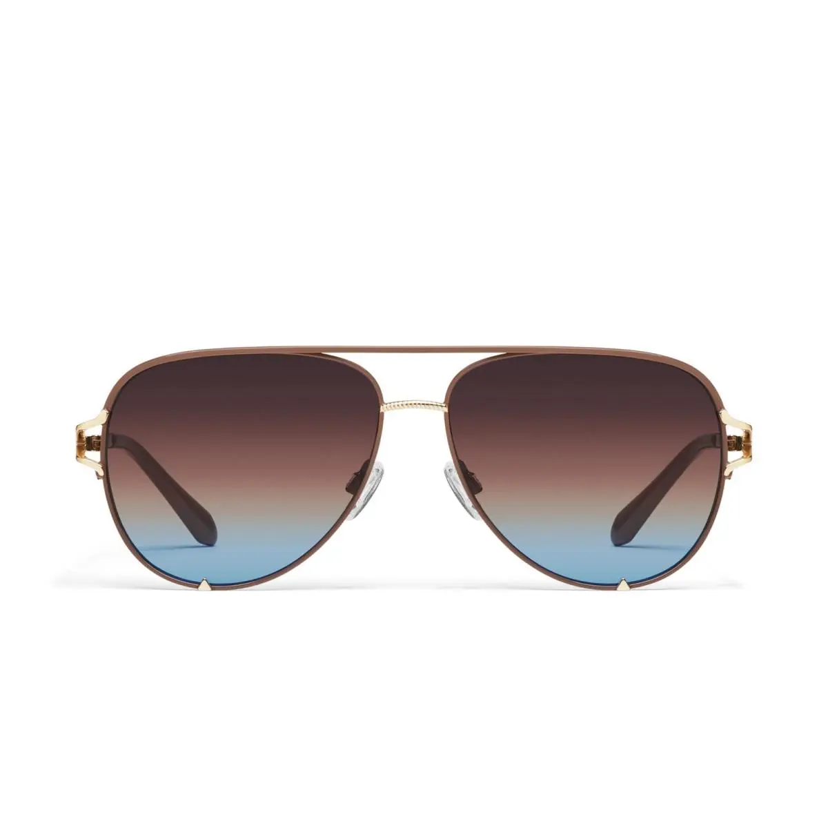 Quay - Sunglasses For Men Women Round Lenses with UV Protection High Key Twi