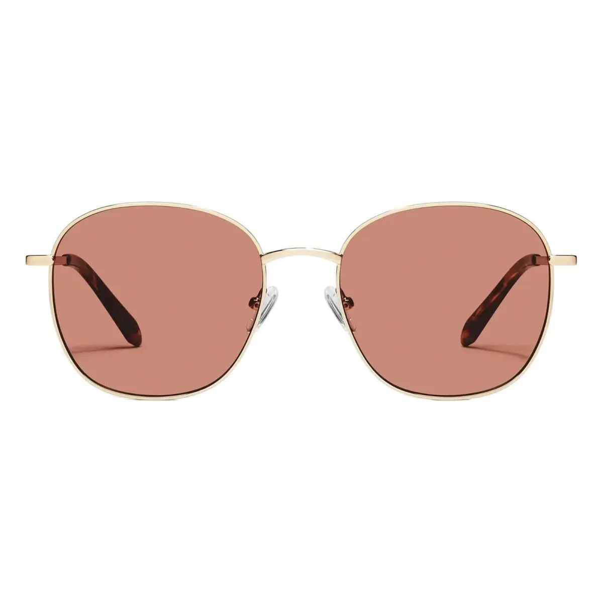 Quay - Women`s Sunglasses Round Lenses with UV Protection Jezabell Gold/dark