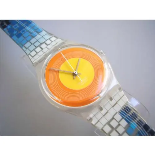 MY Blue Stunning Colorful Mosaic Tiles Swatch Nib-rare