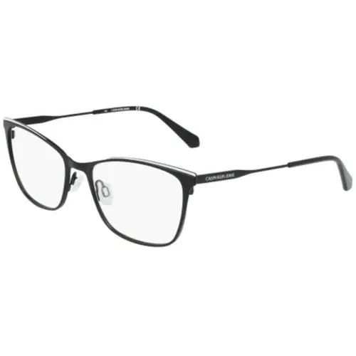 Calvin Klein Jeans Ckj 21207 Black/white 073 Size 53 Eyeglasses