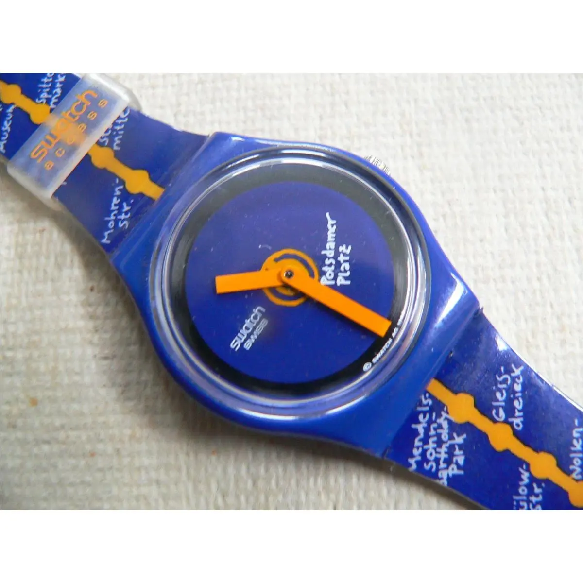 1999 Swatch Watch Access Straight Line Berlin Access