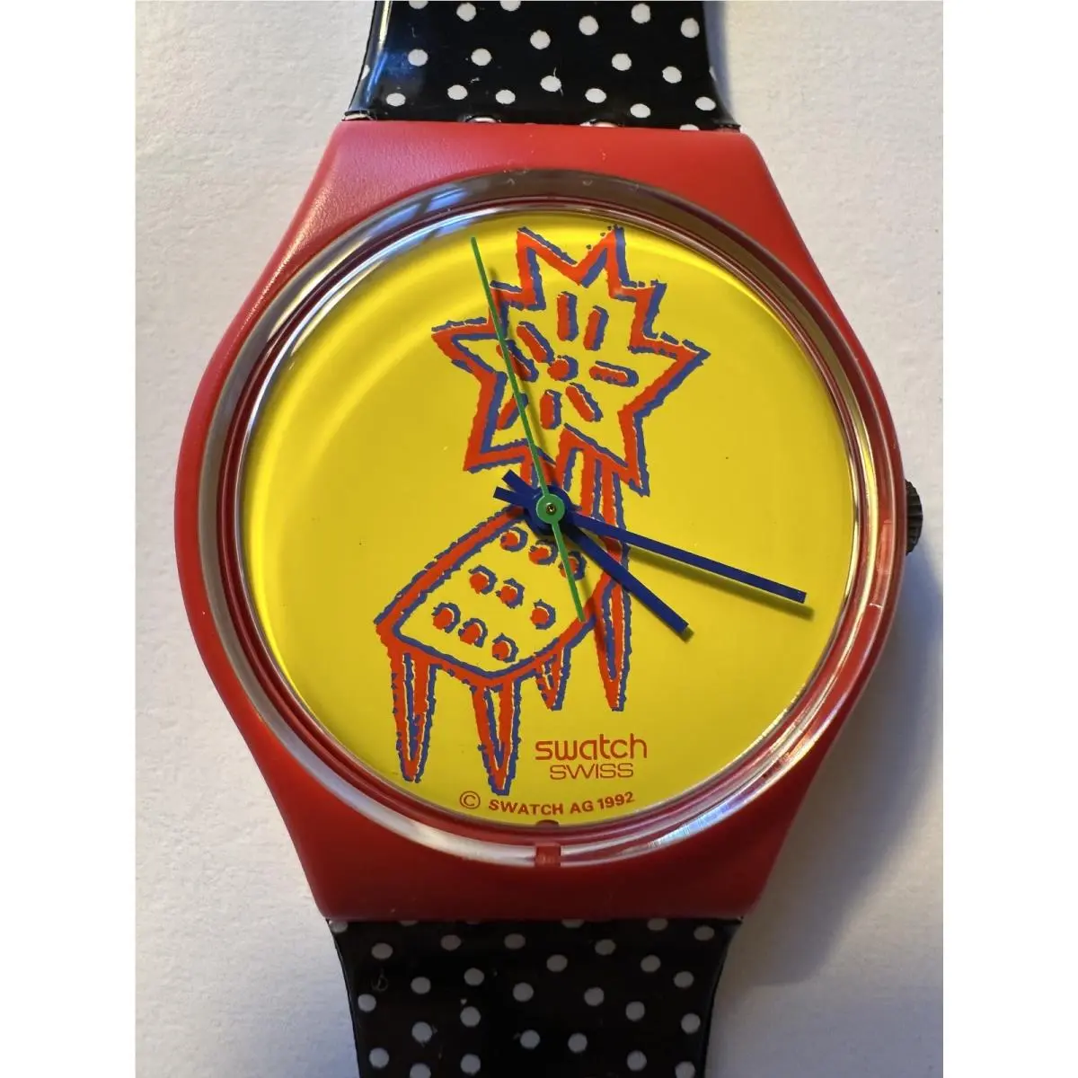 On Swatch 1992 Red Chair Amazing Price