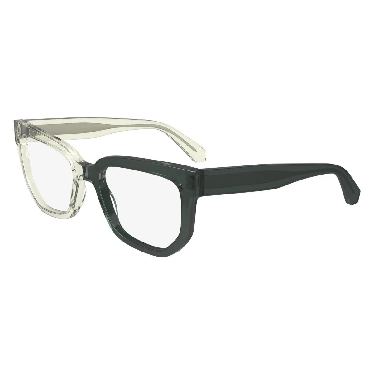 Calvin Klein Jeans Ckj 24615 Crystal To Grey 006 Size 53 Eyeglasses