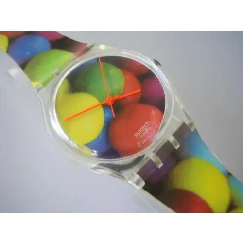 Bubblegum Colorful Funky Swatch Watch Nib-rare