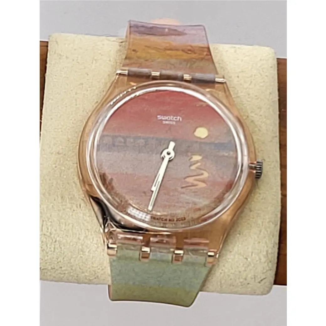 Swatch x Tate Gallery Scarlet Sunset 34mm Case Size Unisex Watch - W308 136