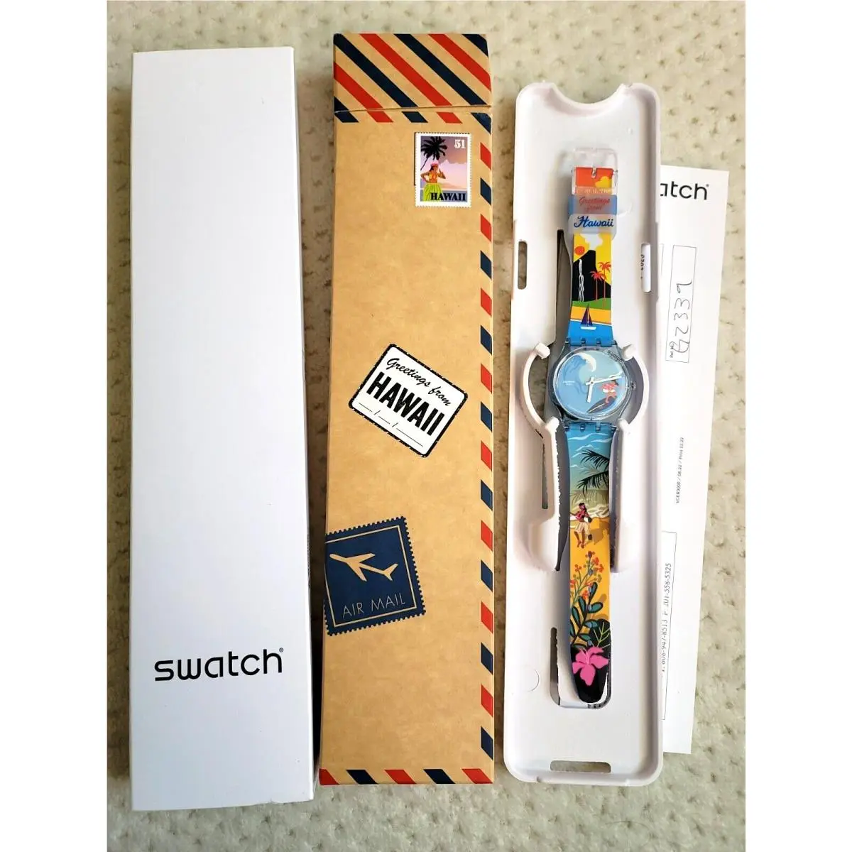 Swatch Hawaii Exclusive Destination Watch Pau Hana Time GZ339