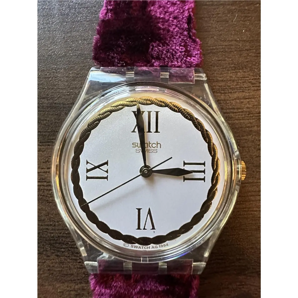 Vintage For Swiss Precision Swatch Saint Velours GK103