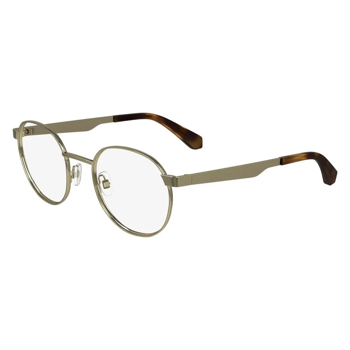 Calvin Klein Jeans Ckj 24205 Gold 717 Size 49 Eyeglasses