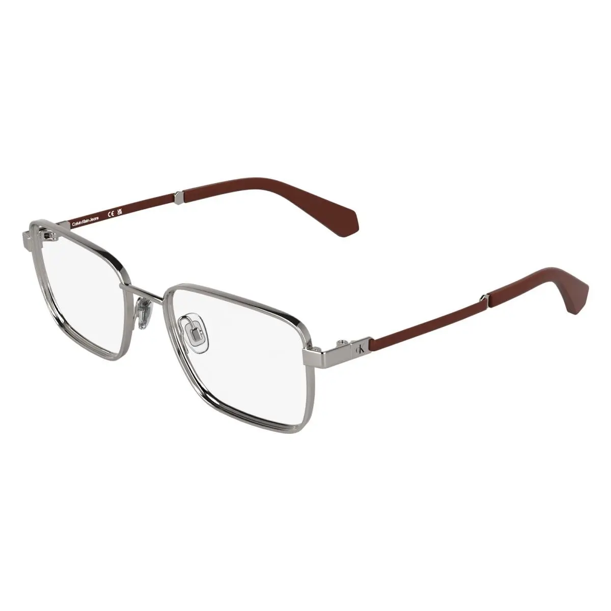 Calvin Klein Jeans Ckj 26305 Light Ruthenium 016 Size 50 Eyeglasses