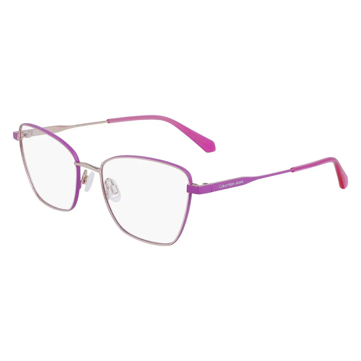 Calvin Klein Jeans Ckj 23204 Gold/violet 718 Size 54 Eyeglasses